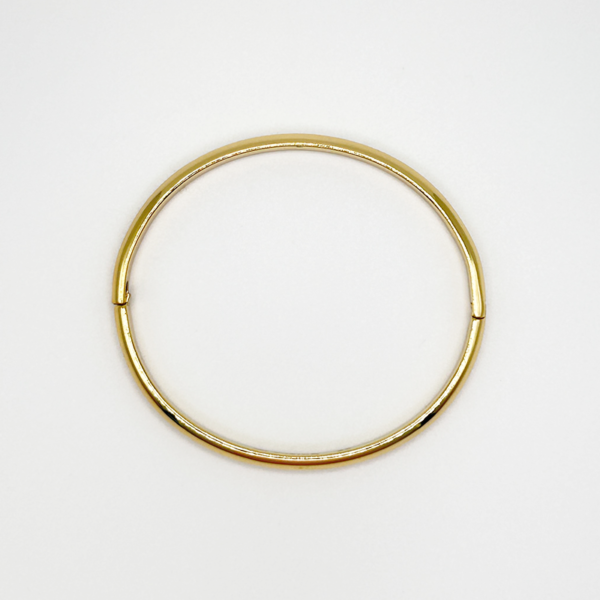 14K Gold-Filled Oval Bangle Bracelet